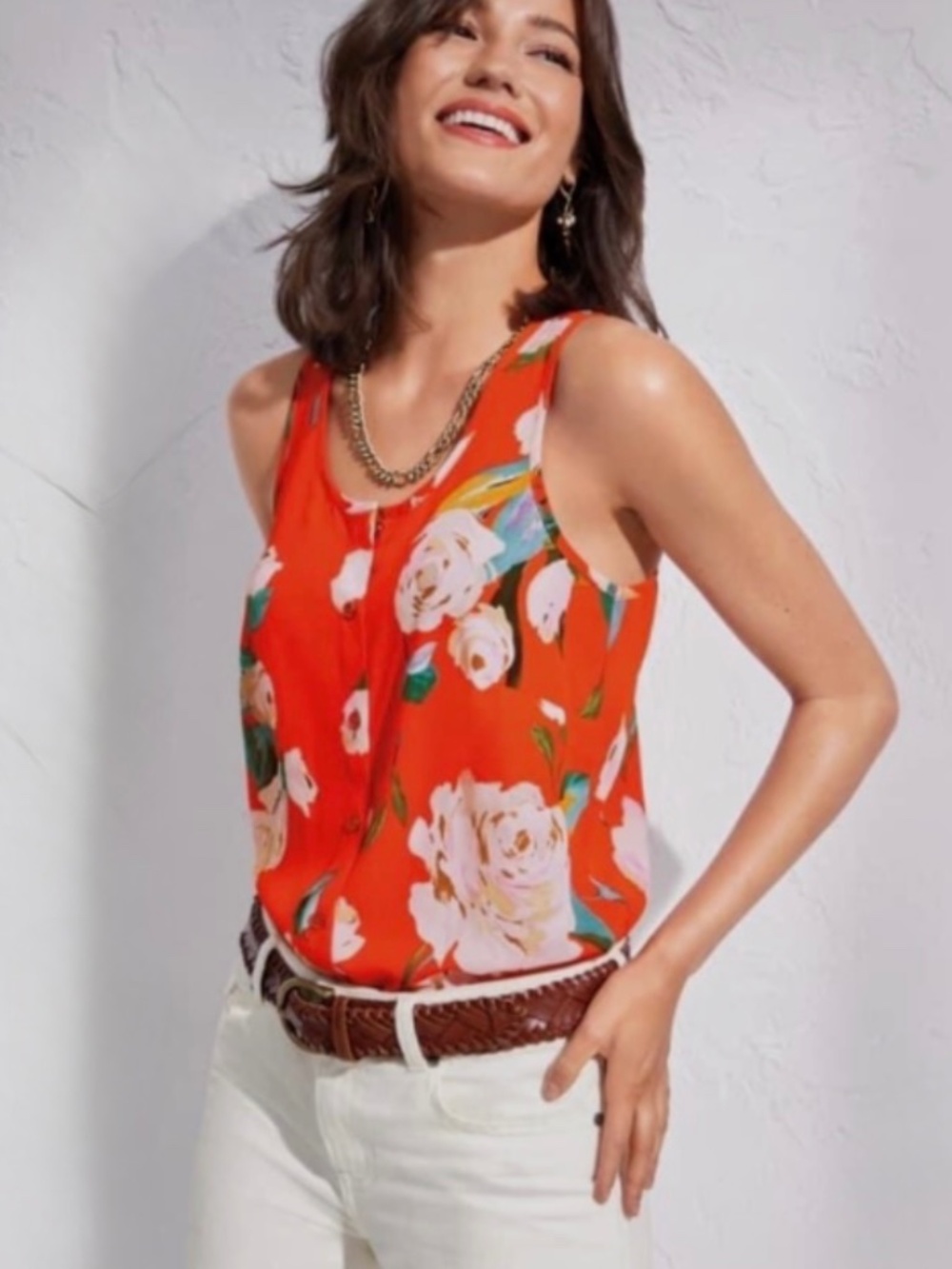 🩷 CAbi Manet Tank, Sz S - Any 3 🩷CAbi tops for $45!!!